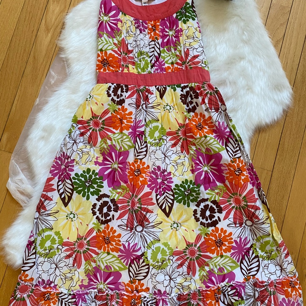 Speechless Pink and Yellow Halter Sundress Casual